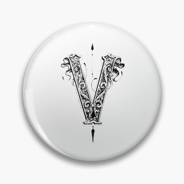 Item preview, Ornamental letter V designed and sold by Cretalyst.