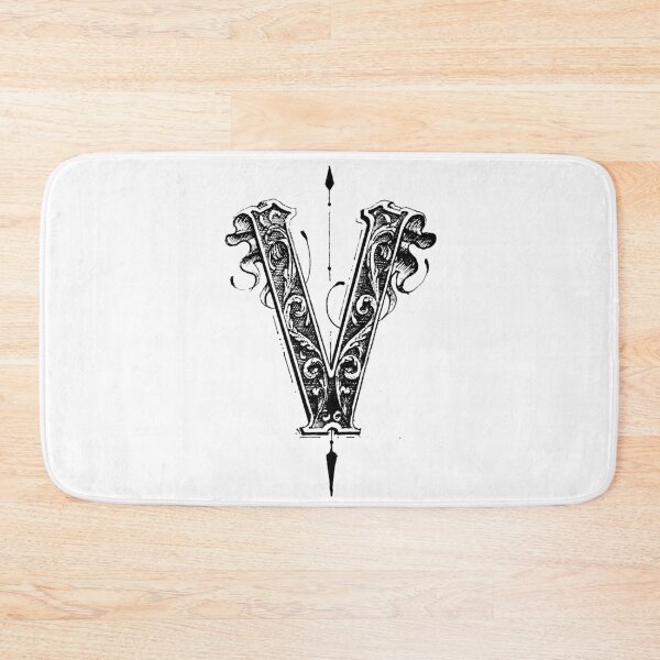 Item preview, Ornamental letter V designed and sold by Cretalyst.