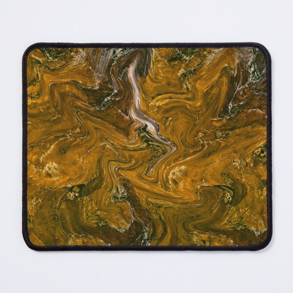 Item preview, Mustard marble art designed and sold by Catspuss.