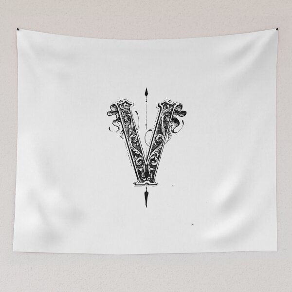 Item preview, Ornamental letter V designed and sold by Cretalyst.