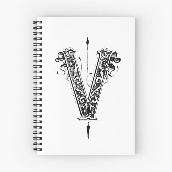 Item preview, Letra ornamental V designed and sold by Cretalyst.