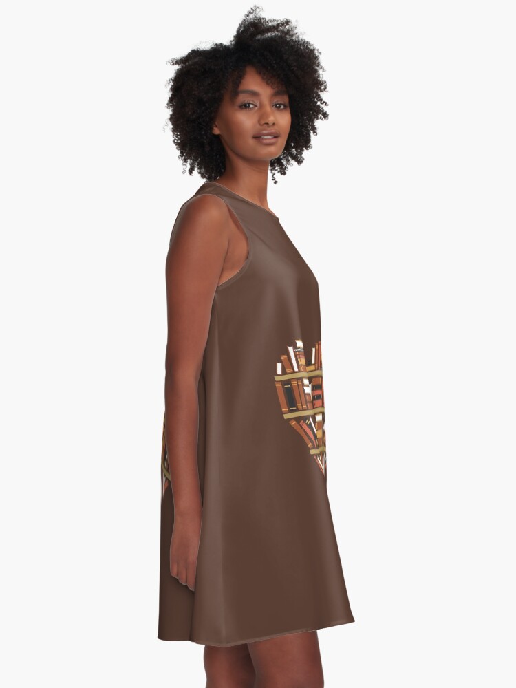 Alternate view of I Heart Books A-Line Dress