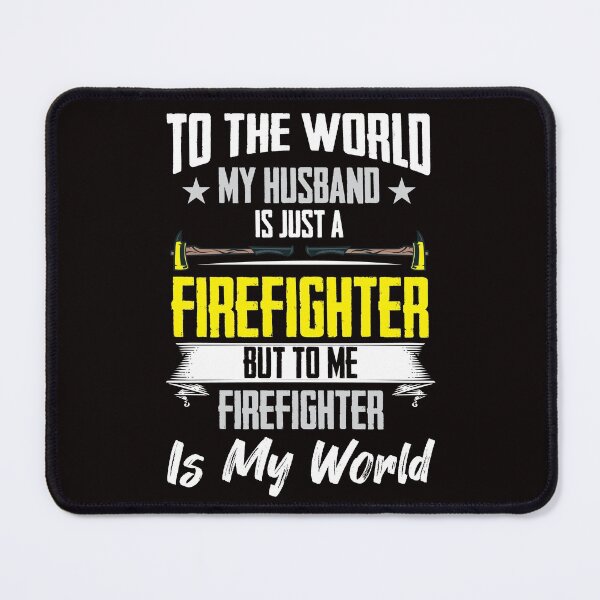 Item preview, Firefighter Wife Courage Fire Brigade Husband Proud Love designed and sold by MagicSD Designs.