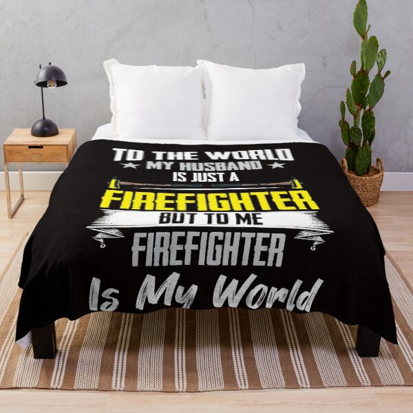 Item preview, Firefighter Wife Courage Fire Brigade Husband Proud Love designed and sold by MagicSD Designs.