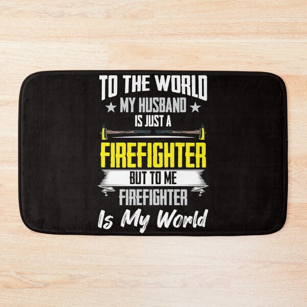 Item preview, Firefighter Wife Courage Fire Brigade Husband Proud Love designed and sold by MagicSD Designs.
