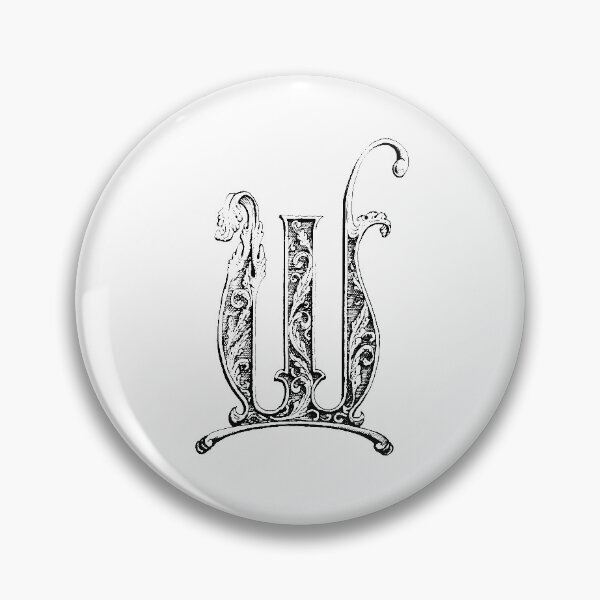 Item preview, Ornamental letter W designed and sold by Cretalyst.