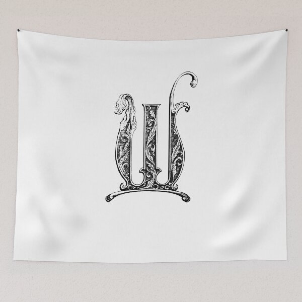 Item preview, Ornamental letter W designed and sold by Cretalyst.