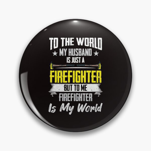 Aperçu de l'œuvre Pompier Femme Courage Pompiers Mari Fier Amour créée et vendue par MagicSD Designs.