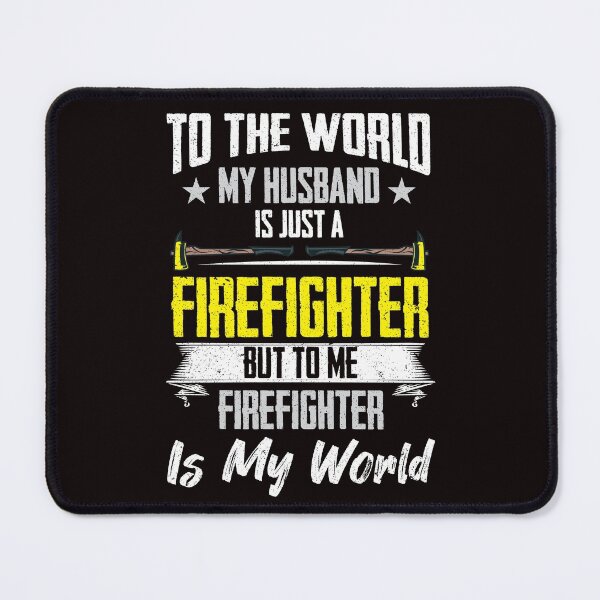 Item preview, Firefighter Wife Courage Fire Brigade Husband Proud Love designed and sold by MagicSD Designs.