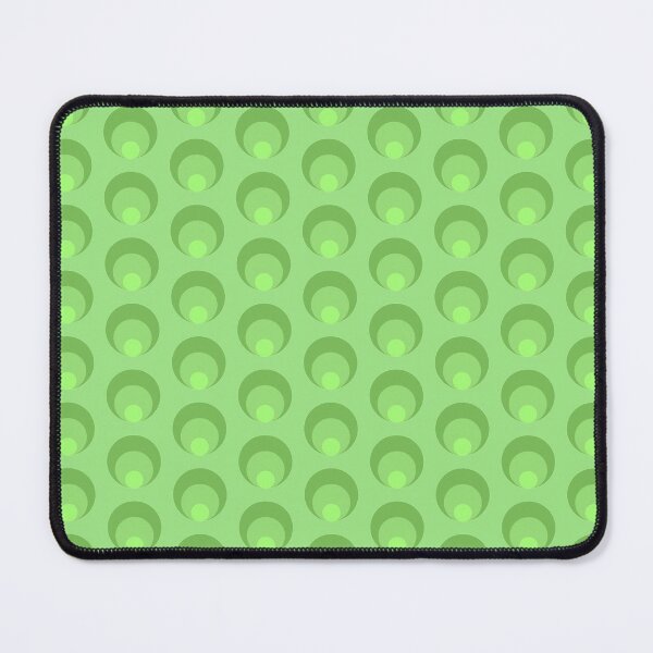 Item preview, Green modern circle pattern designed and sold by MinEkkoArt.