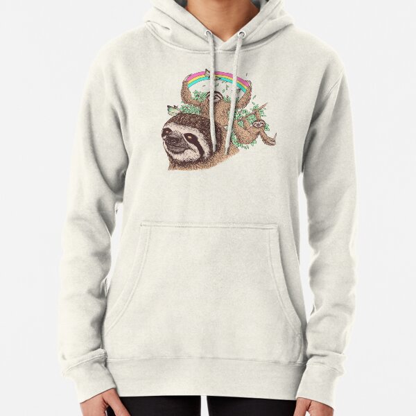 The Sloth Life Pullover Hoodie