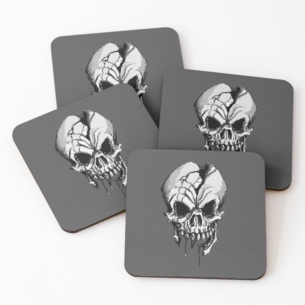 Item preview, A sketchy, broken skull designed and sold by The-Backcorner.