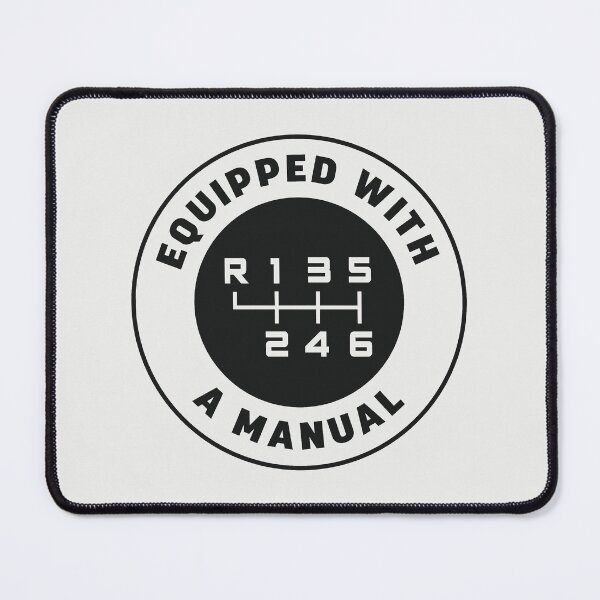 Item preview, Equipped with a Manual Transmission (For light background color, 6-speed, Reverse: top left) designed and sold by ApexFibers.
