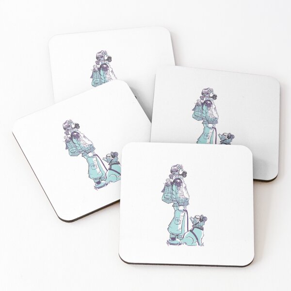 Item preview, Post apocalyptic scene girl and her dog designed and sold by AnthonyVdV.