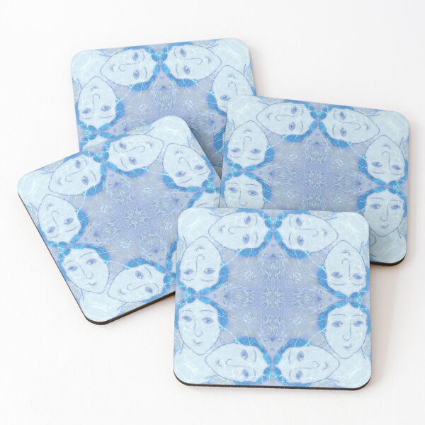 Item preview, Water Babies Open Water Swim Art Abstract 2 Jenny Meehan  designed and sold by Jenny Meehan Art Prints and Patterns  .
