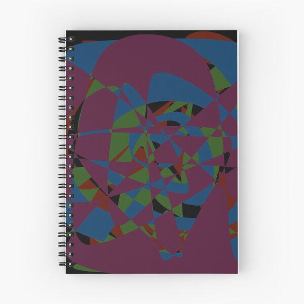 Item preview, Dark Red, Blue, Maroon, Green, And Black Abstract Art designed and sold by unknown30.