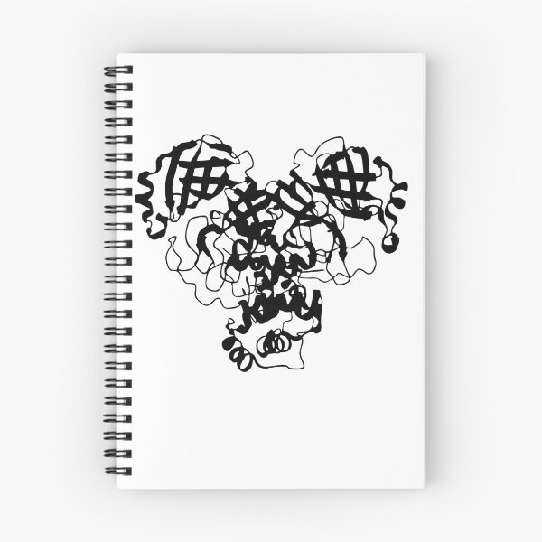 Item preview, SARS-CoV-2 Main Protease Structure - black designed and sold by RosArt100.