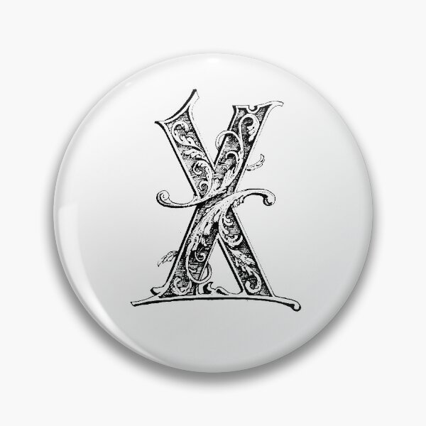 Item preview, Ornamental letter X designed and sold by Cretalyst.