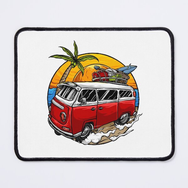 Item preview, Classic Car beach sunset designed and sold by BROWNEESHOUSE.