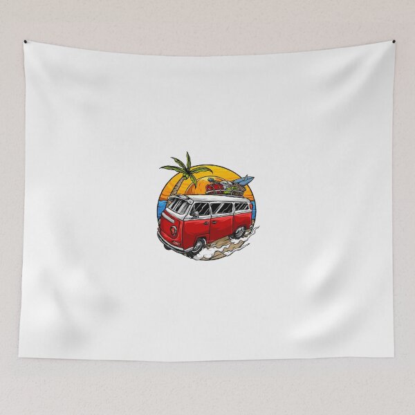 Item preview, Classic Car beach sunset designed and sold by BROWNEESHOUSE.