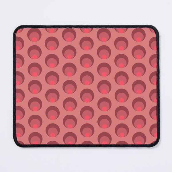 Item preview, Red modern circle pattern designed and sold by MinEkkoArt.