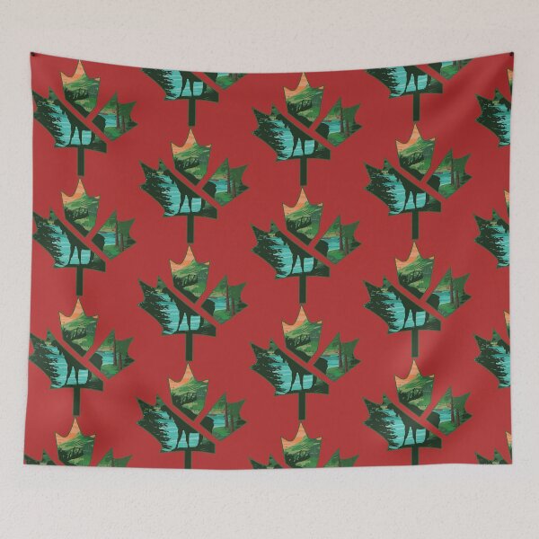 Item preview, Moose in maple leaf designed and sold by PODapparel.