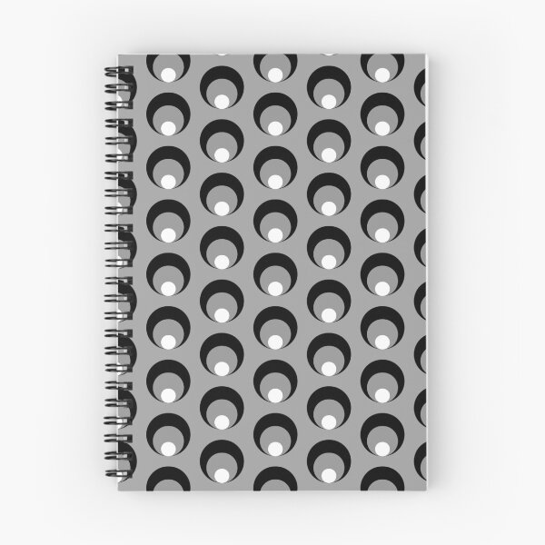 Item preview, Black modern circle pattern designed and sold by MinEkkoArt.
