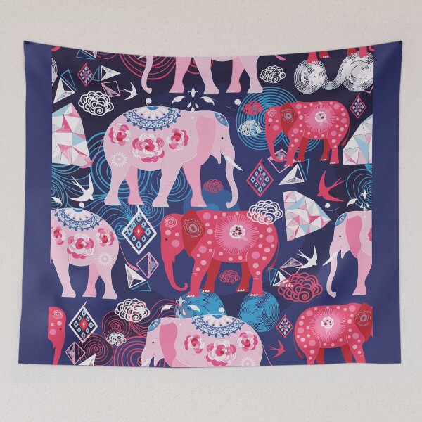 Item preview, Cute bright print Ethnic African elephant gifts for Elephant Lovers designed and sold by HichamMissiame.