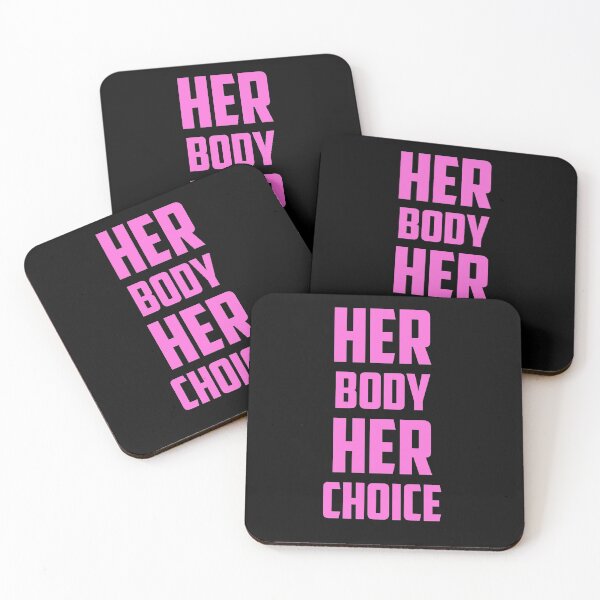Item preview, Pro Choice Her Body Her Choice | Rally For Abortion Justice designed and sold by Giovanni's  Brown Quotes.