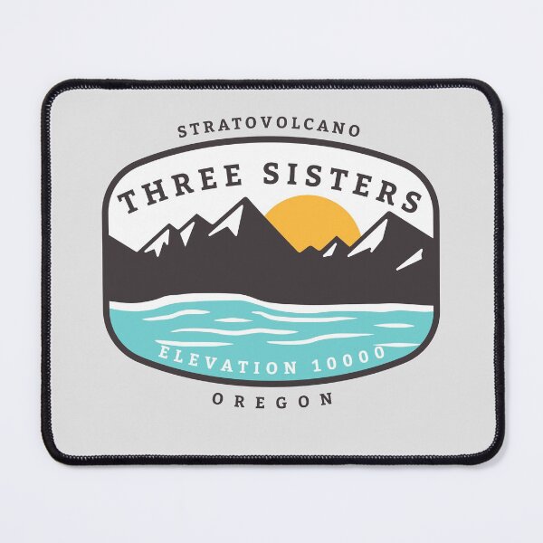 Item preview, Three Sisters Oregon mountains designed and sold by lydiavine.