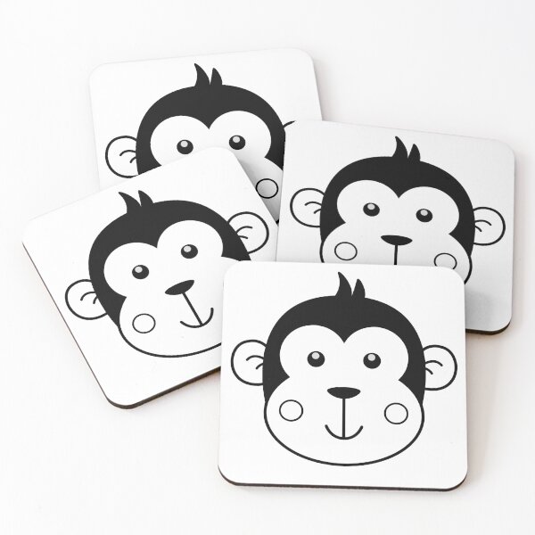 Item preview, Cute Monkey Head designed and sold by samshirts.