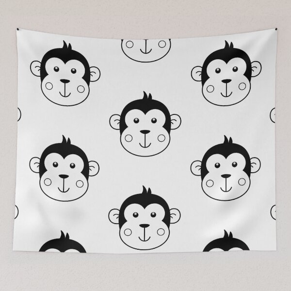 Item preview, Cute Monkey Head designed and sold by samshirts.