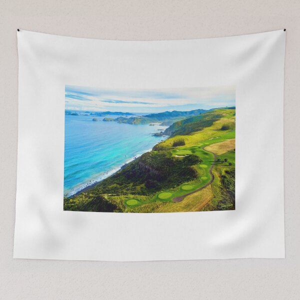 Item preview, 7th Hole at Kauri Cliffs, NZ designed and sold by Terry Huey.