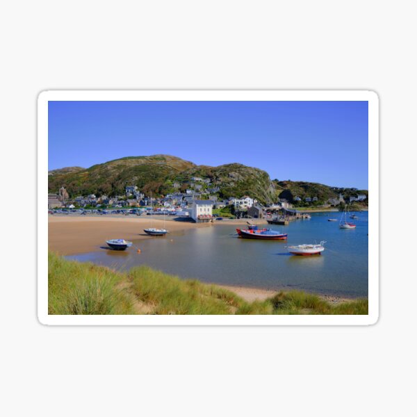 Item preview, Barmouth Wales Boats in Harbour Beautiful Coast Town Snowdonia designed and sold by acceleratorhams.