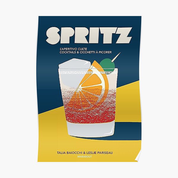 Aperol Spritz Vintage Poster