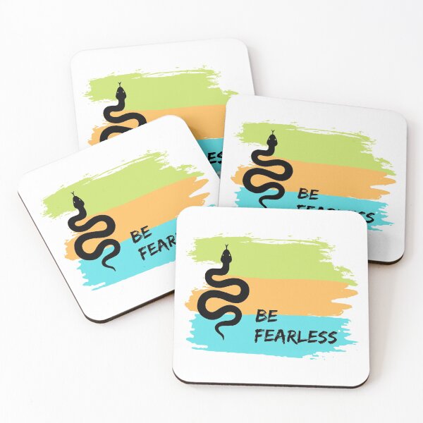 Item preview, Python lover B'day present | Be Fearless quote reptile keeper gift  designed and sold by OleeVO.