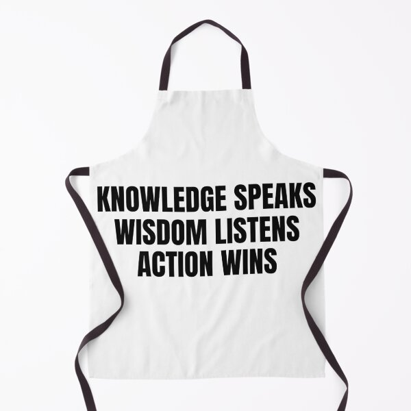 Item preview, knowledge speaks wisdom listens action wins 2 designed and sold by KingsManKind.