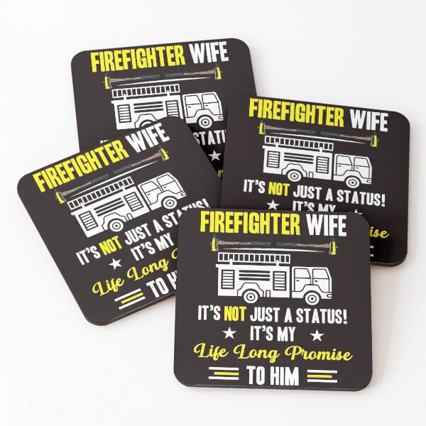 Aperçu de l'œuvre Pompier Femme Courage Pompiers Mari Fier Amour créée et vendue par MagicSD Designs.