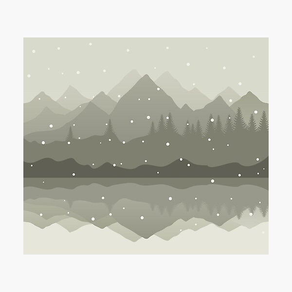 Item preview, Winter mountains designed and sold by Aleksander1.