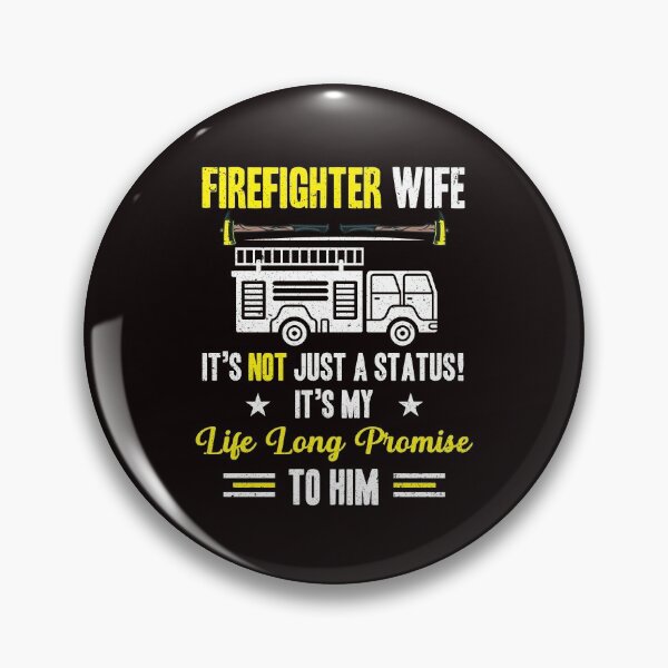 Aperçu de l'œuvre Pompier Femme Courage Pompiers Mari Fier Amour créée et vendue par MagicSD Designs.