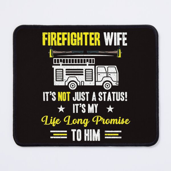 Item preview, Firefighter Wife Courage Fire Brigade Husband Proud Love designed and sold by MagicSD Designs.