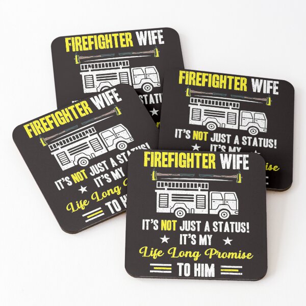 Item preview, Firefighter Wife Courage Fire Brigade Husband Proud Love designed and sold by MagicSD Designs.