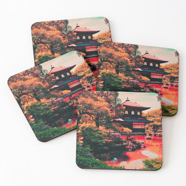 Item preview, Ginkakuji Kyoto Japan Neon Vaporwave Aesthetic designed and sold by ShirtVibes.