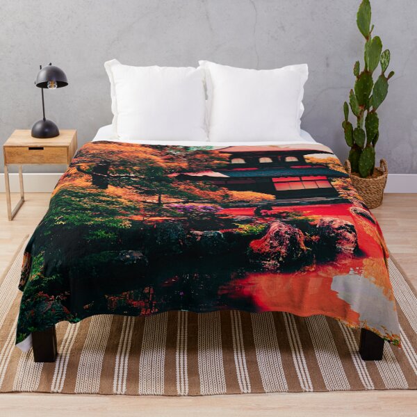 Item preview, Ginkakuji Kyoto Japan Neon Vaporwave Aesthetic designed and sold by ShirtVibes.