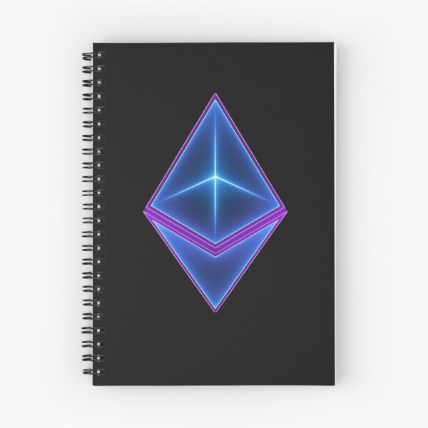 Item preview, Neon Ethereum Crypto T-Shirt designed and sold by Funny-Tees4U.