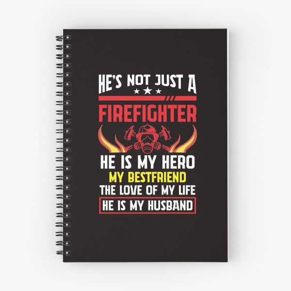 Item preview, Firefighter Wife Courage Fire Brigade Husband Proud Love designed and sold by MagicSD Designs.