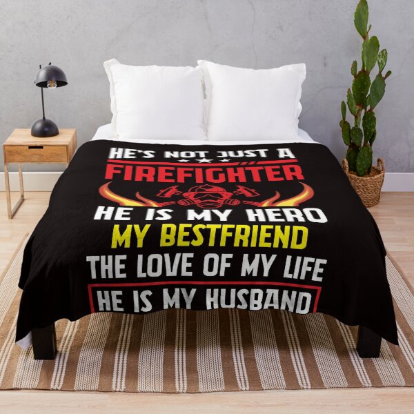 Item preview, Firefighter Wife Courage Fire Brigade Husband Proud Love designed and sold by MagicSD Designs.
