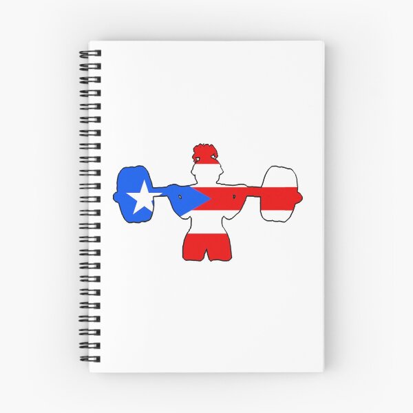 Item preview, Woman Weightlifter Puerto Rico Flag designed and sold by VickyGood.