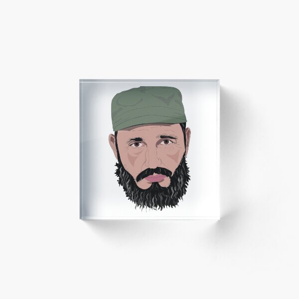 Fidel Castro Acrylic Block