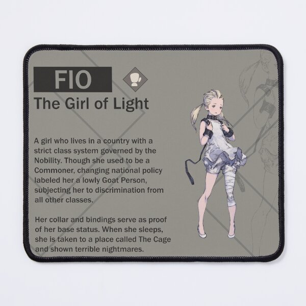 Item preview, Fio - The Girl of Light (Nier Reincarnation) designed and sold by VelvetZone.